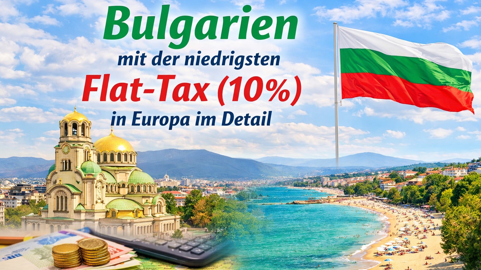 Bulgarien mit der niedrigsten Flat Tax