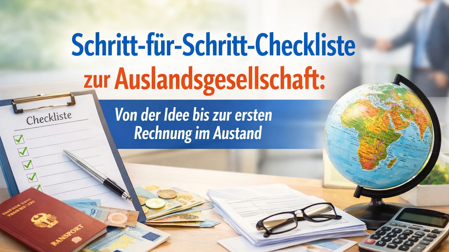 Checkliste zur Auslandsgesellschaft
