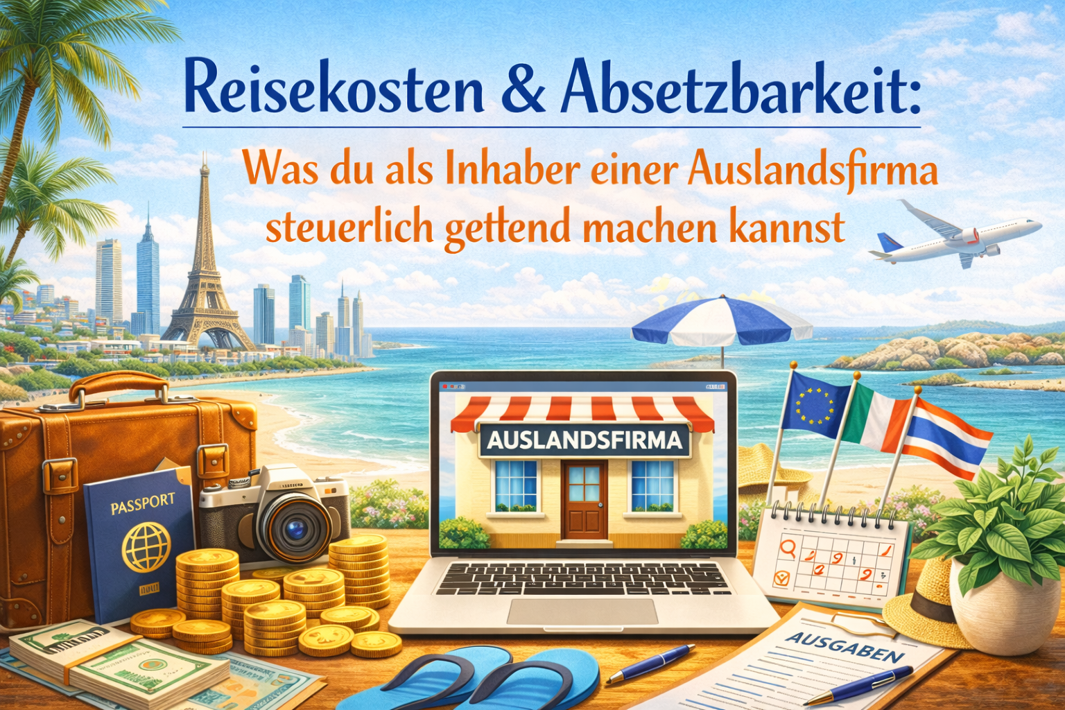 Reisekosten und Geschaeftsreisen im Ausland