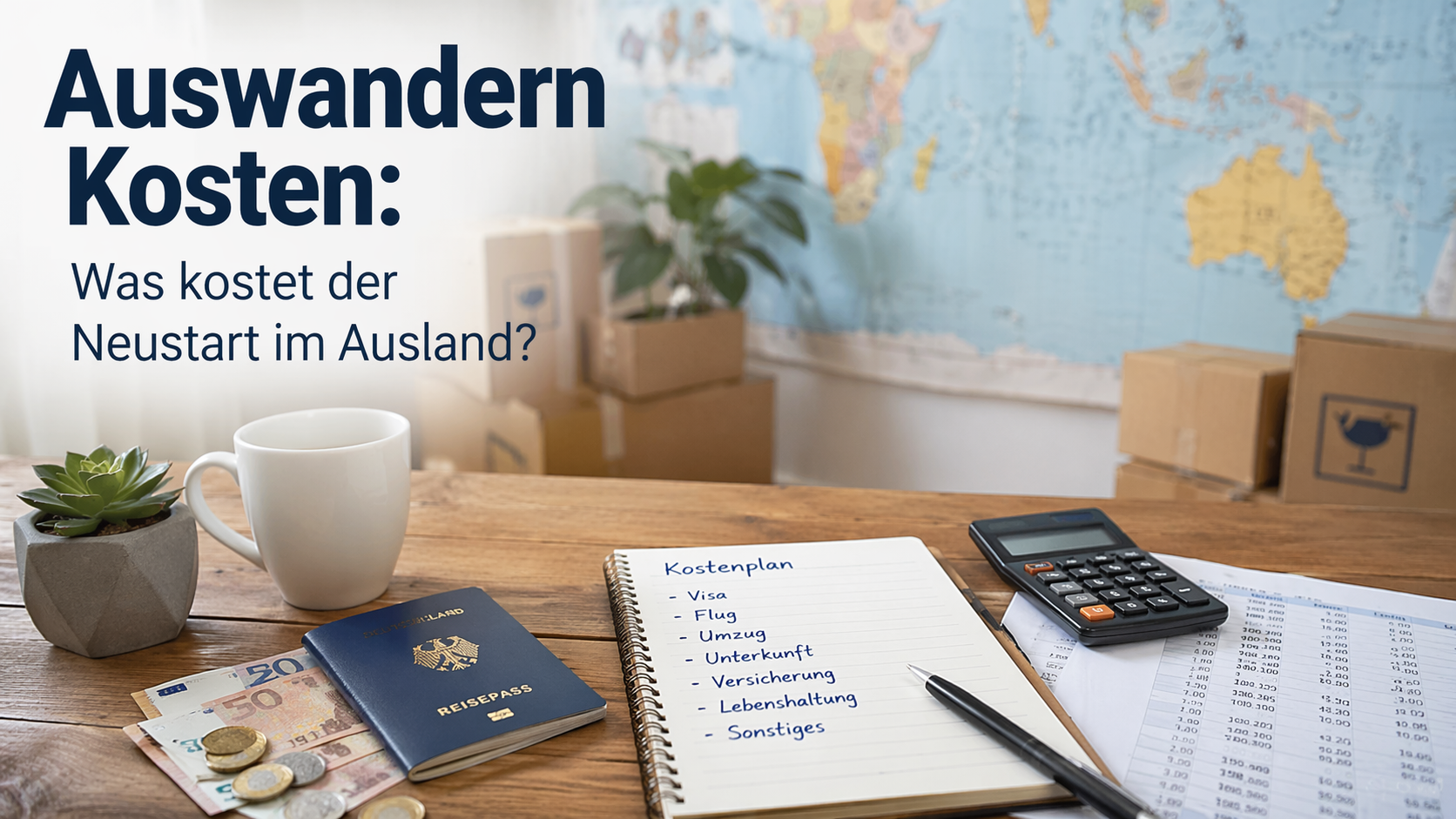 Auswandern Kosten