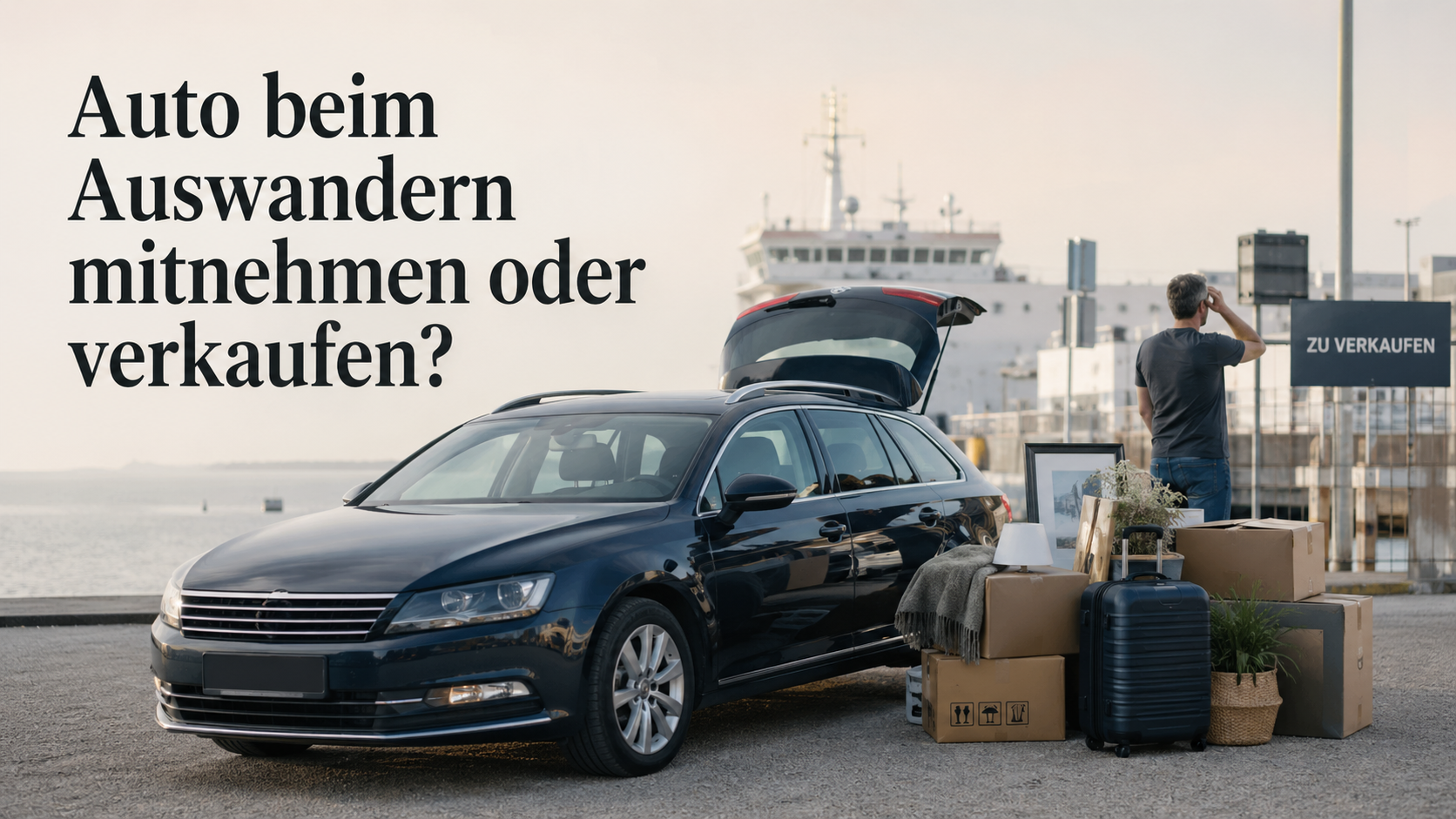 Auto beim Auswandern